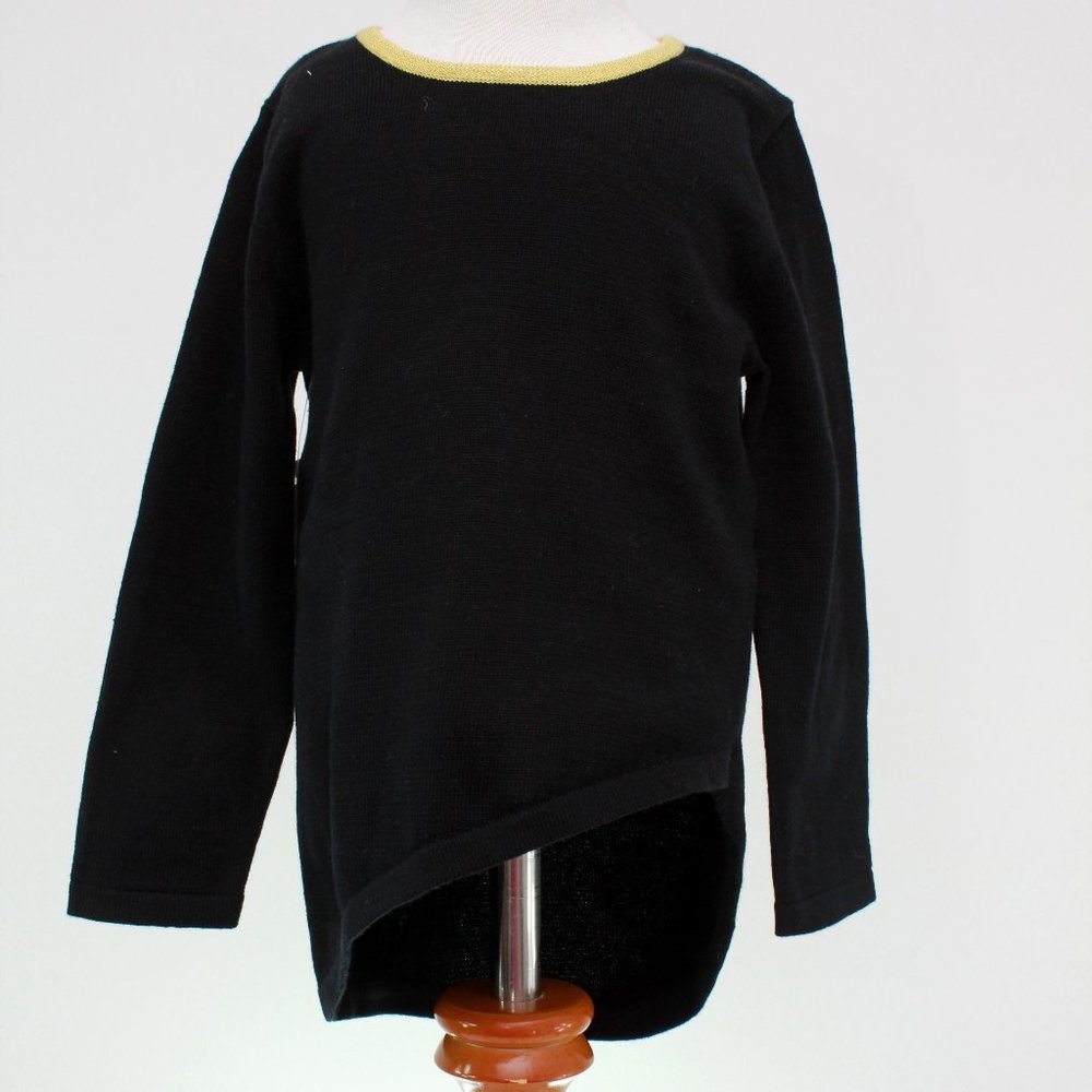 Frenchie Mini Couture Black Knit Tunic
